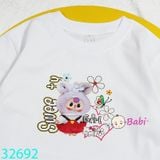 Áo Thun Tay Ngắn Cho Bé Chữ SWEETY  (13kg - 45kg) 