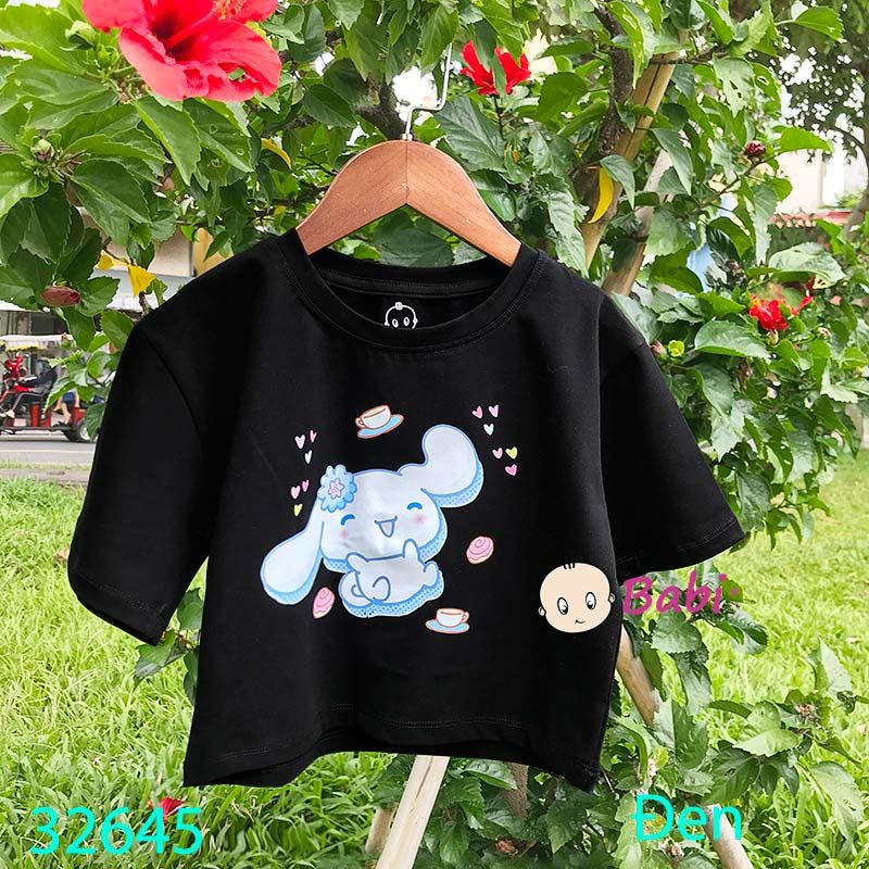  Áo CropTop Bé Gái In Hình Cina.mo.roll H1 (23kg - 50kg) 