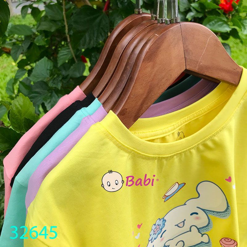  Áo CropTop Bé Gái In Hình Cina.mo.roll H1 (23kg - 50kg) 