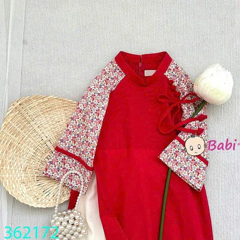  ÁO DÀI LINEN XUÂN HOA (13kg - 40kg) 
