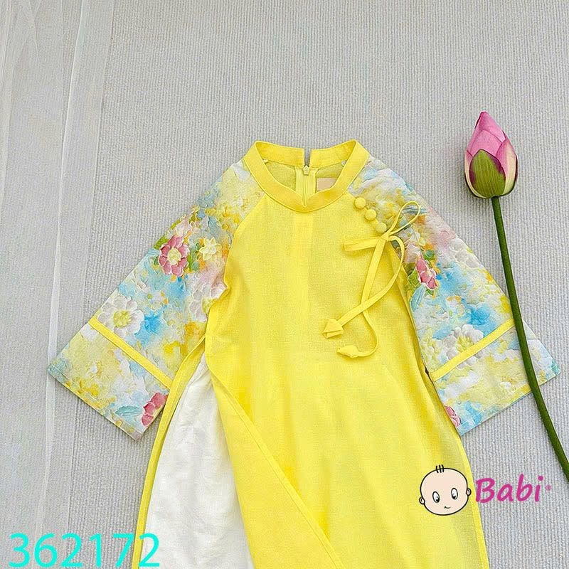  ÁO DÀI LINEN XUÂN HOA (13kg - 40kg) 