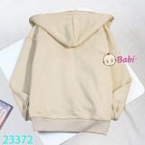  Áo Khoác Nỉ Cotton Trẻ Em In Chữ B (23kg - 60kg) 