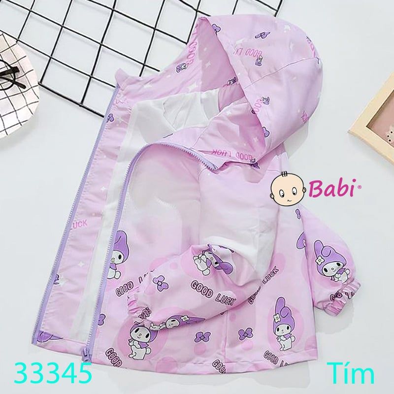  Áo Khoác Gió Cao Cấp Cho Bé Gái (26kg - 50kg) 
