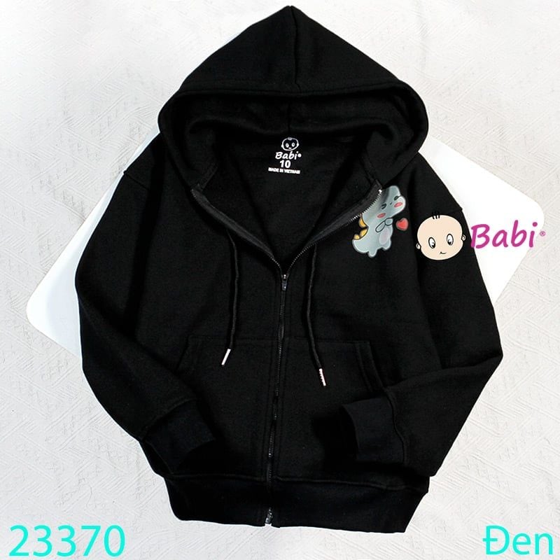  Áo Khoác Nỉ Cotton Trẻ Em Hình Khủng Long (23kg - 60kg) 