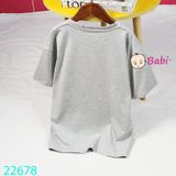  Áo Thun Bé Trai Tay Ngắn Hình 3 Capy Nhỏ (23kg - 62kg) 