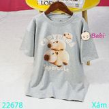  Áo Thun Bé Trai Tay Ngắn Hình 3 Capy Nhỏ (23kg - 62kg) 