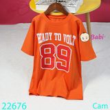  Áo Thun Bé Trai Tay Ngắn Số 89 (23kg - 62kg) 