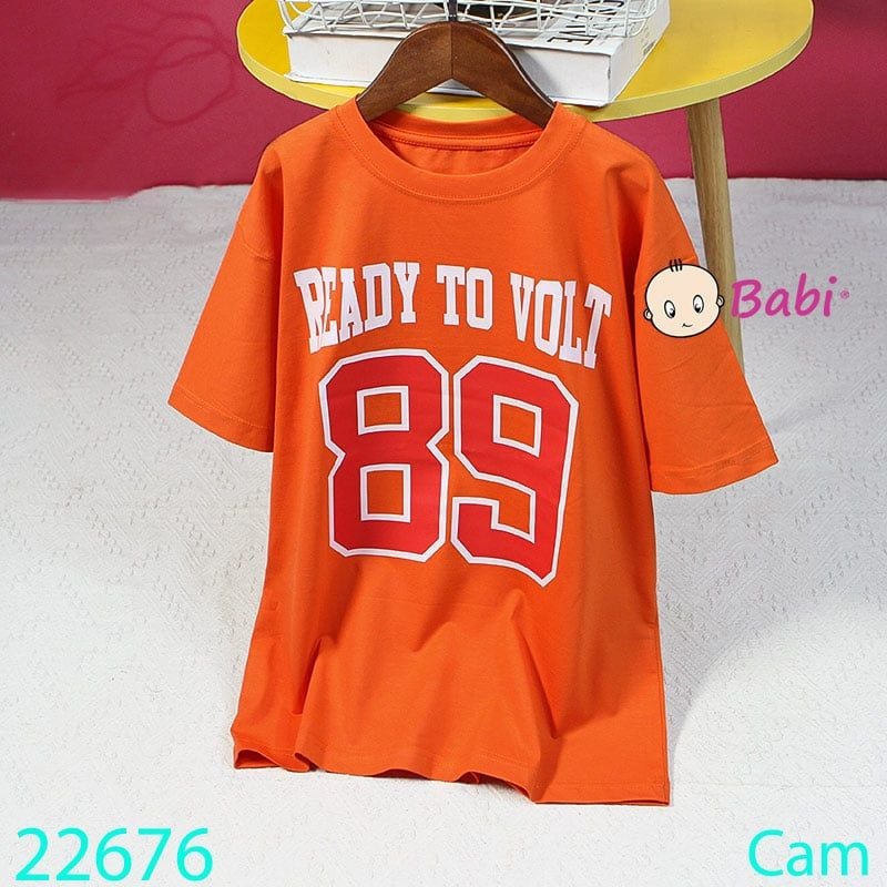  Áo Thun Bé Trai Tay Ngắn Số 89 (23kg - 62kg) 
