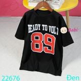  Áo Thun Bé Trai Tay Ngắn Số 89 (23kg - 62kg) 