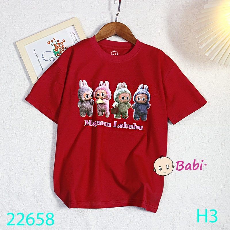  Áo Thun Cộc Tay Ca.py.ba.ra -  La.Bu.Bu (26kg - 60kg) 