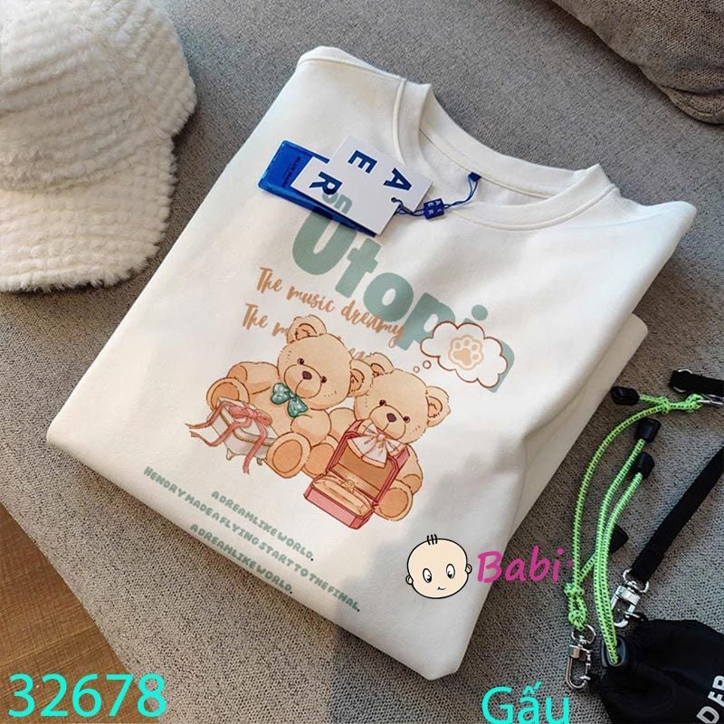  Áo Thun Mẹ Bé Gái Size Đại (40kg - 70kg) 