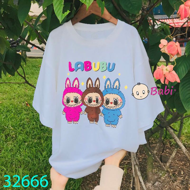  Áo Thun Size Đại Hình Bu Bu Dễ Thương (50kg - 60kg) 