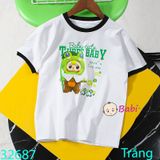  Áo Thun Tay Ngắn Cho Bé Hình Babi Tree M2 (23kg - 55kg) 