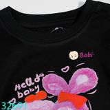  Áo Thun Tay Ngắn Cho Bé Hình Babi Tree Tím (13kg - 45kg) 
