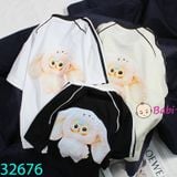  Áo Thun Tay Ngắn Cho Trẻ Em Babi Tree Hồng (26kg - 55kg) 