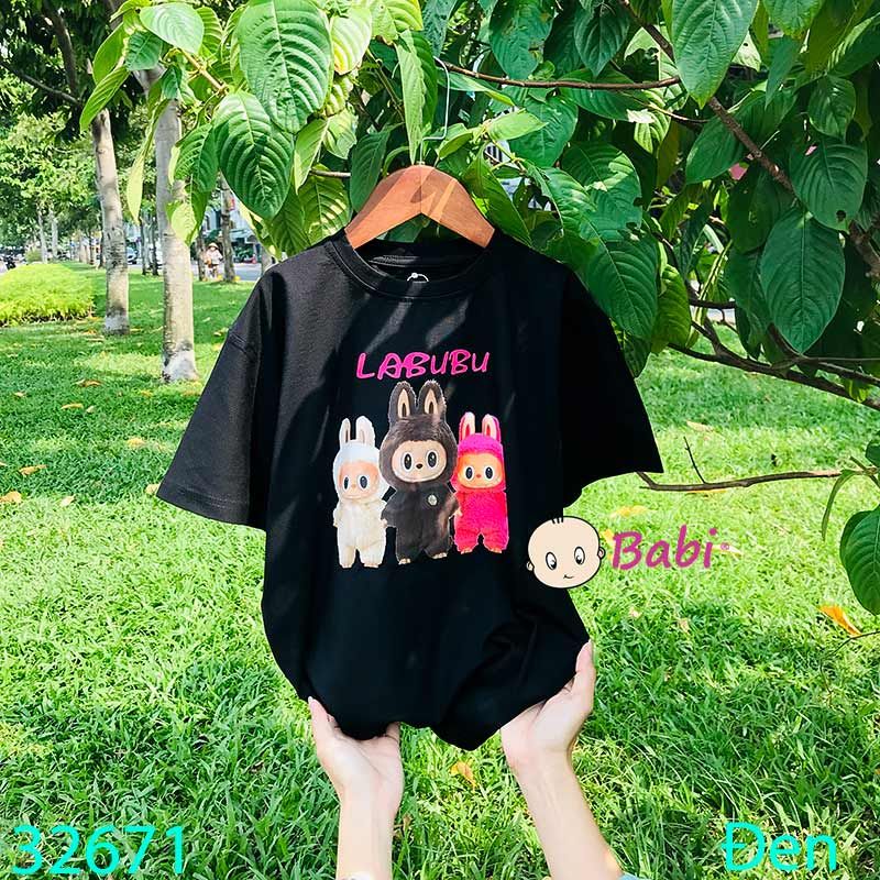  Áo Thun Tay Ngắn La Bu Bu Dễ Thuơng (26kg - 60kg) 