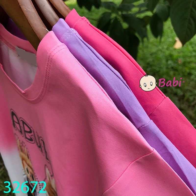  Áo Thun Tay Ngắn Loang Màu 2 La Bu Bu (15kg - 52kg) 