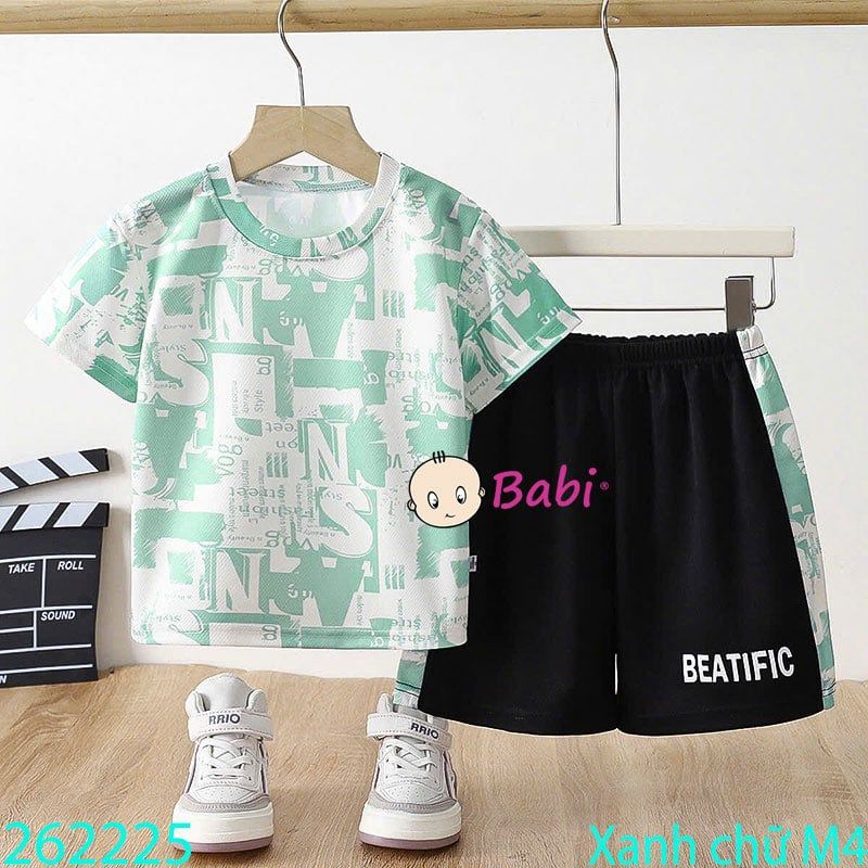  BỘ THỂ THAO TAY NGẮN QUẦN SHORT BÉ TRAI BÉ GÁI 