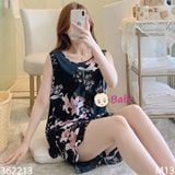  Bộ Tole Sát Nách Hoa Nhí Cho Mẹ Và Bé M11-M15 (40kg - 70kg) 