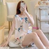  Bộ Tole Sát Nách Hoa Nhí Cho Mẹ Và Bé M11-M15 (40kg - 70kg) 