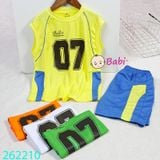  Bộ Thun Thể Thao Trẻ Em Sát Nách Số 07  (26kg - 60kg) 
