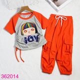  Bộ Áo Rút Dây Tay Ngắn Quần Bom Dài Sành Điệu (15kg - 50kg) 