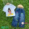 Bộ Áo Thun Quần Jeans Suông Dài (10kg -26kg)