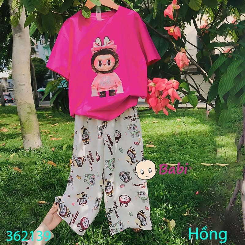  Bộ Áo Thun Quần Suông Dài La.Bu.Bu (26kg - 65kg) 