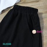  Bộ Bé Gái Áo Ngắn Quần Short Đùi In Chữ Sành Điệu (15kg-52kg) 