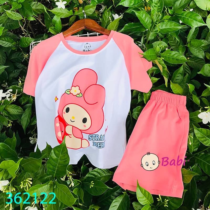  Bộ Bé Gái Hình Hoạt Hình Dễ Thương M3 (26kg - 57kg) 