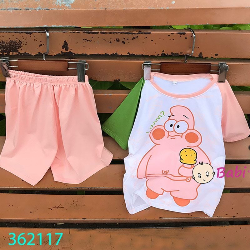  Bộ Bé Gái Mặc Hè Họat Hình Xinh Xắn H1 (23kg - 52kg) 