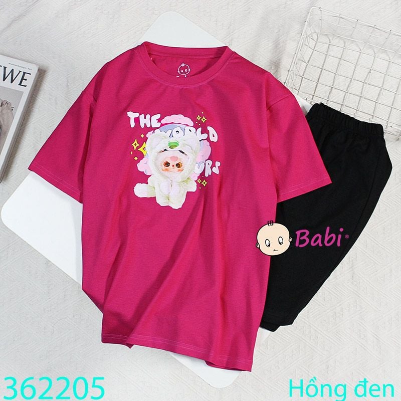  Bộ Bé Gái Quần Lửng Babi-Three (26kg - 58kg) 