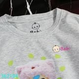  Bộ Bé Gái Quần Lửng Babi-Three Hồng (23kg - 52kg) 