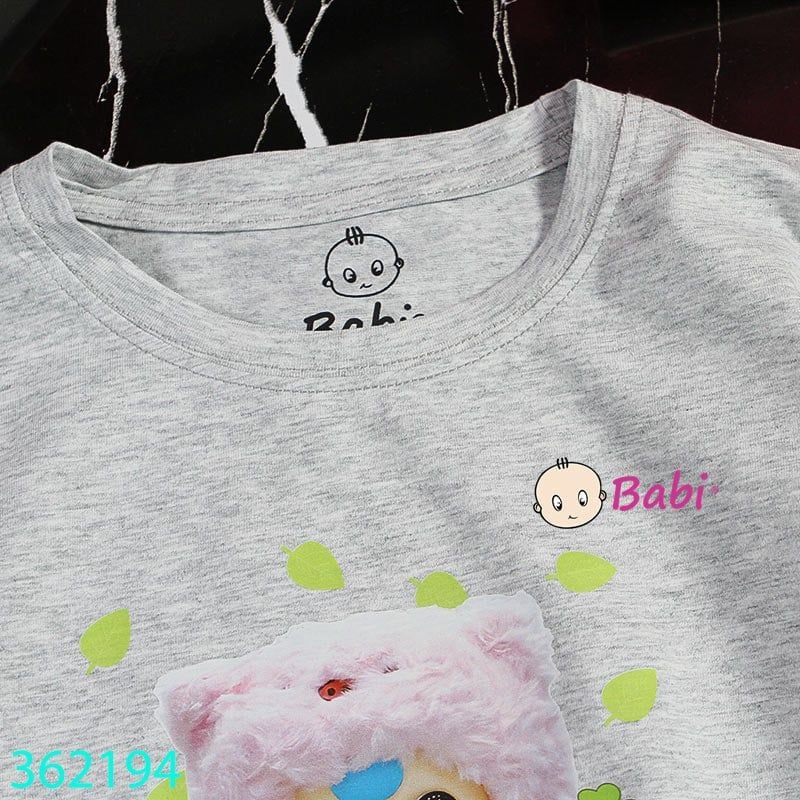  Bộ Bé Gái Quần Lửng Babi-Three Hồng (23kg - 52kg) 