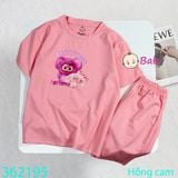  Bộ Bé Gái Quần Lửng Babi-Three Tím (23kg - 52kg) 