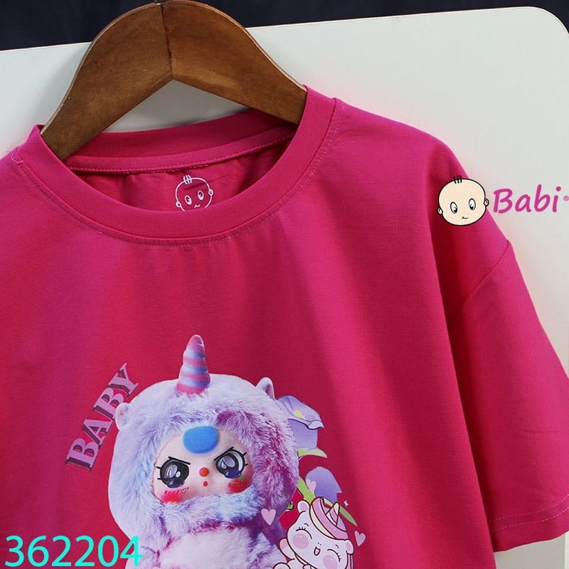  Bộ Bé Gái Quần Lửng Babi-Three Tím (26kg - 58kg) 