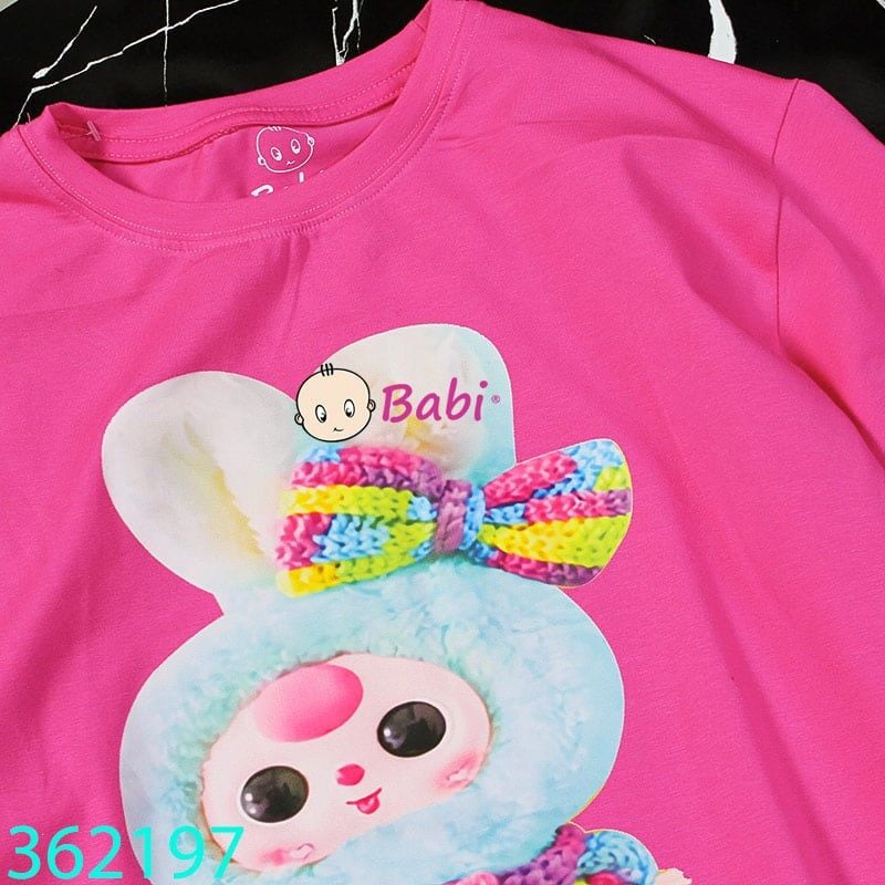  Bộ Bé Gái Quần Lửng Hình Thỏ Dễ Thương (23kg - 52kg) 