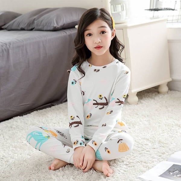  Bộ Bé Gái Tay Dài Quần Dài Nhiêu Họa Tiết Xinh Xắn (17kg - 50kg) 