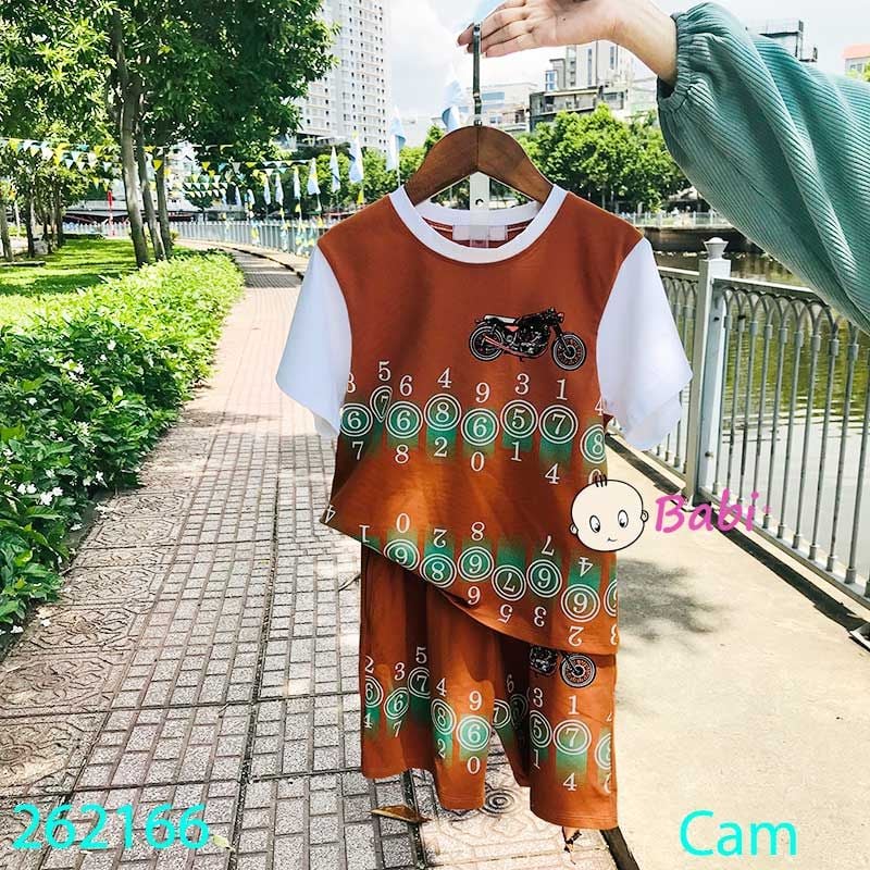  Bộ Bé Trai Mặc Hè Họa Tiết Số (15kg - 60kg) 