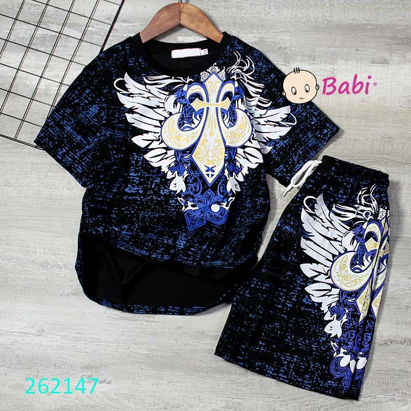  Bộ Cho Bé In Đại Bàng Quần Lửng Size Đại Cồ (45kg-55kg) 