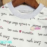  Bộ Da Cá Bé Gái Tay Dài Quần Dài M2 (20kg - 42kg) 