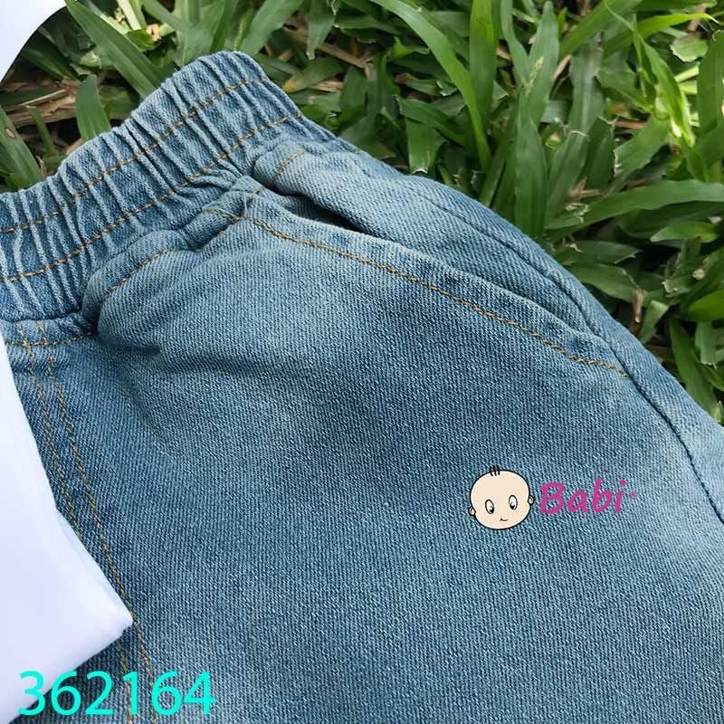 Bộ Jean Baggy Bé Gái In 3 La Bu Bu Xinh Xắn (11kg - 40kg) 