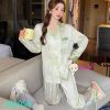 Bộ Pijama Lụa Cao Cấp Tay Dài Quần Dài Size Đại (42kg-57kg)