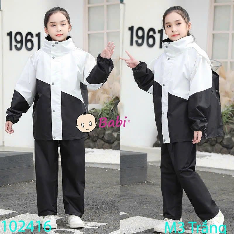  BỘ QUẦN ÁO MƯA TRẺ EM NGƯỜI LỚN (30kg - 55kg) 