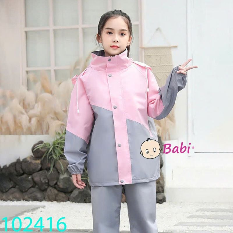  BỘ QUẦN ÁO MƯA TRẺ EM NGƯỜI LỚN (30kg - 55kg) 