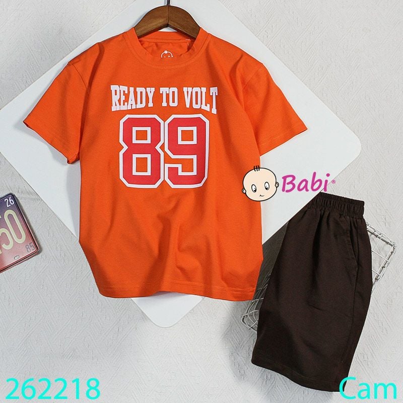  Bộ Thun Bé Trai Tay Ngắn Quần Ngắn Số 89 M2 (23kg - 62kg) 