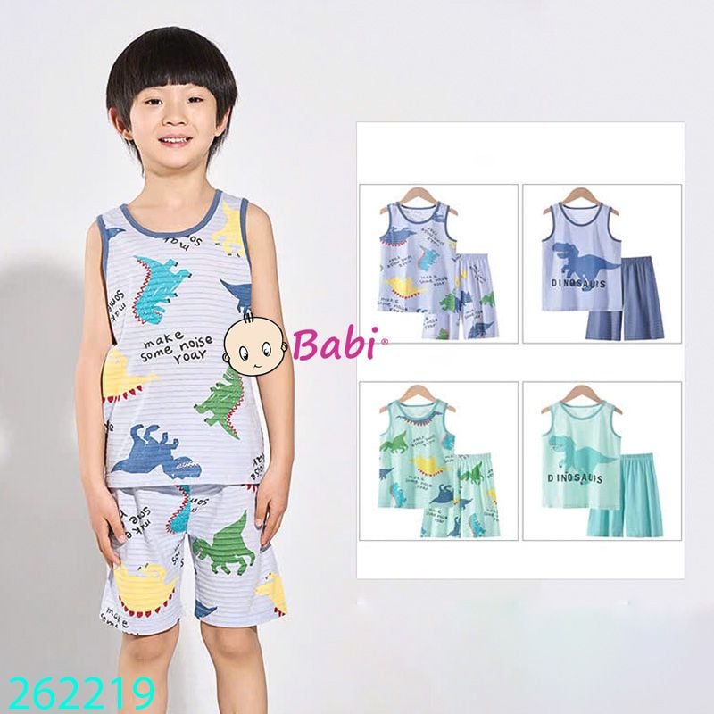  Bộ Thun Cho Bé Sát Nách Nhiều Họa Tiết Đẹp (17kg - 30kg) 