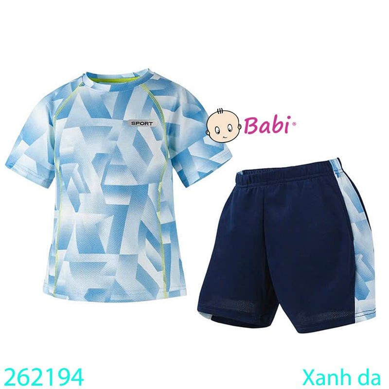  Bộ Thun Thể Thao Cao Cấp Bé Trai Có Viền (26kg - 50kg) 