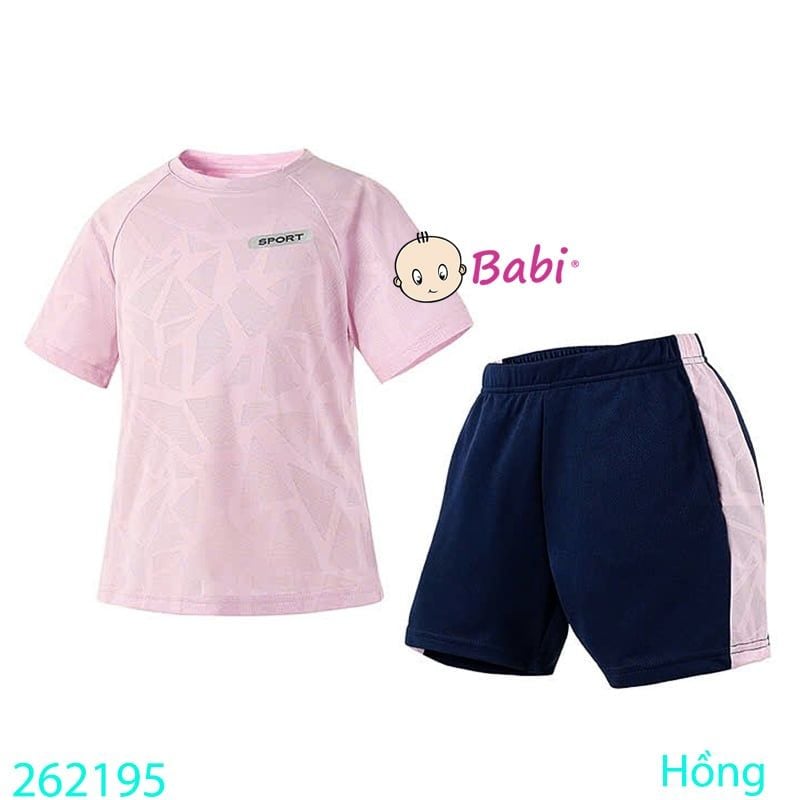  Bộ Thun Thể Thao Trẻ Em Cao Cấp Chữ SPORT (26kg - 50kg) 