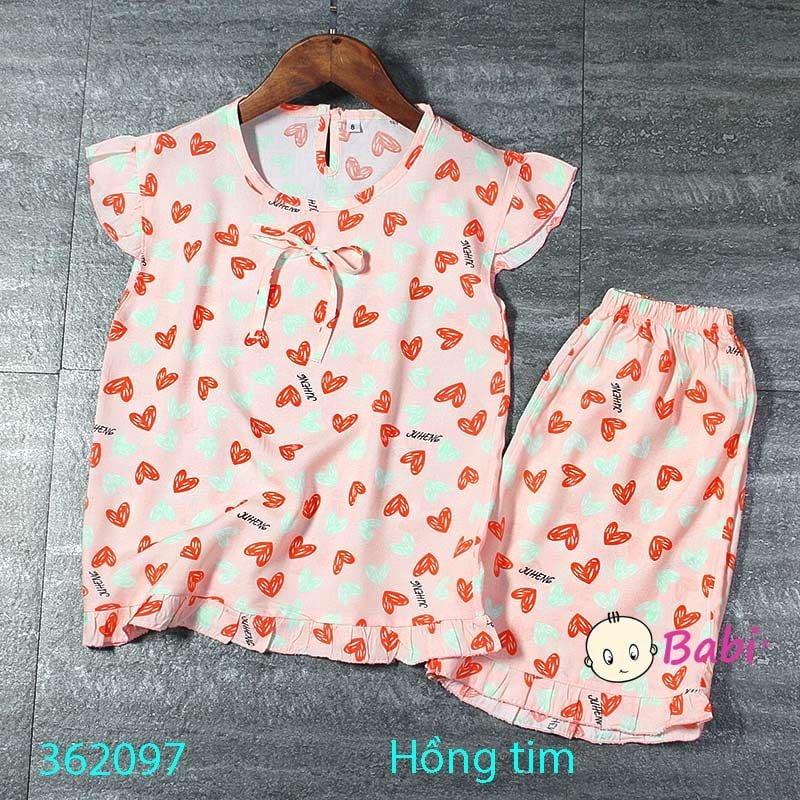  Bộ Tole Tay Cánh Tiên Quần Đùi Họa Tiết  Dễ Thương (17kg-42kg) 